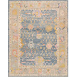Canvello Oushak Hand-Knotted Wool Area Rug- 9'1" X 11'8"
