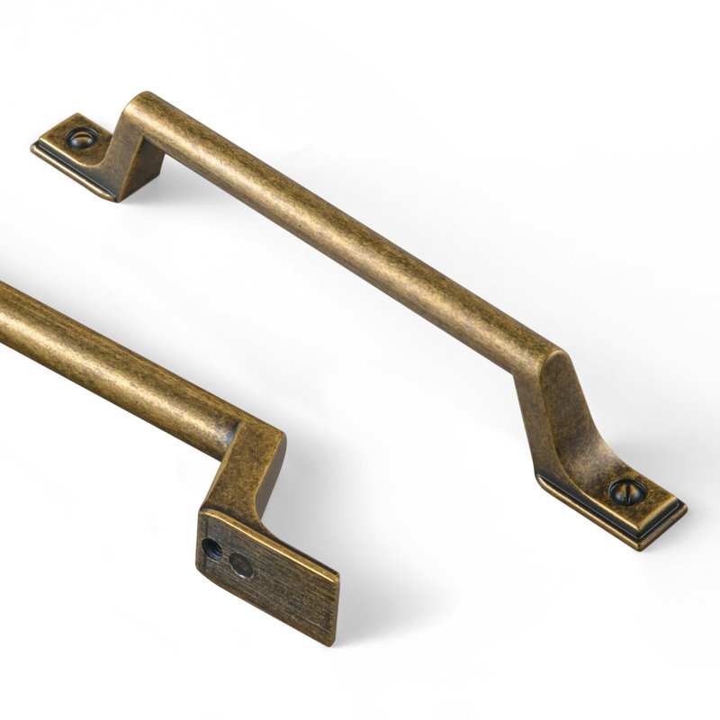 Ensemble de poignées de bar American Classic, Laiton antique, 7.6"