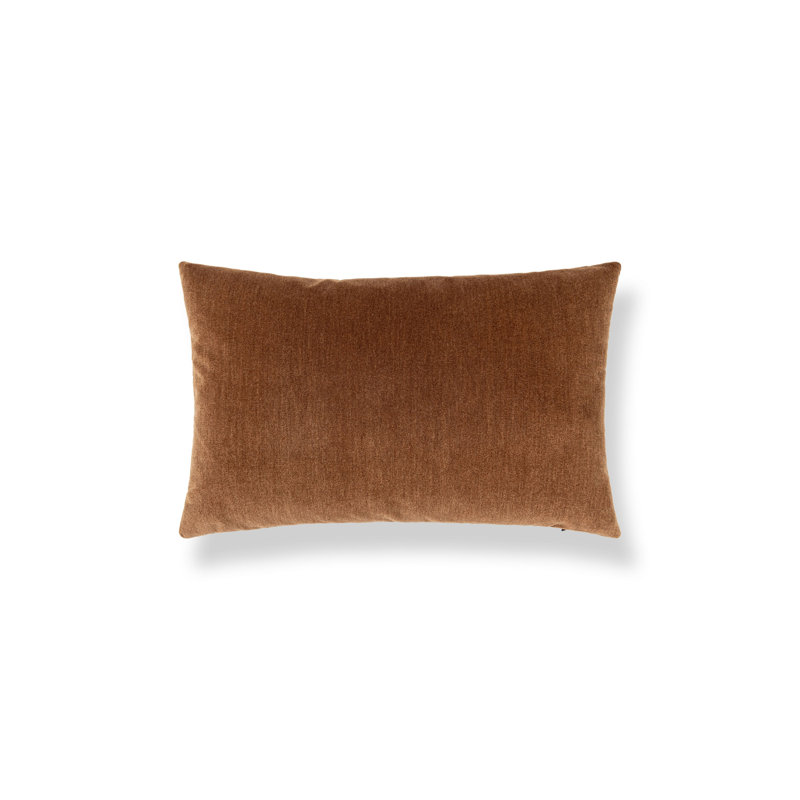 TUDOR VELVET PILLOW, Rectangle - 22"H x 14"W, Walnut