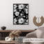 «Floral Floral Dreams», impression d'art moderne sans cadre noir et blanc-1839896679