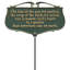 Flora & Fauna Kiss of the Sun Poem Garden Sign