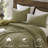 3PCS Full/Queen Waffle Washed Comforter Set-117536873-117536875