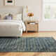 Rifle Paper Co. x Loloi Eden EDE-03 Lattice Indigo Rug feat. CloudPile