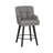 26''H Upholstered 360°Swivel Counter Height Bar Stools, Wood Legs Kitchen Island Chairs-2106507576-2106701520