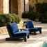 Polett Outdoor Conversation Set Solid Wood Group With Armless Chair And Side Table