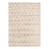 Silk Abstract Area Rug in Gray