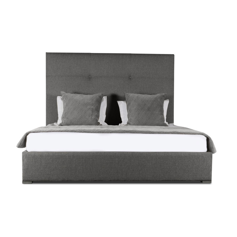 Dezyah Upholstered Standard Bed, Charcoal Revolution®, California king