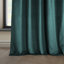 Rideaux en velours moelleux Matra pour chambre à coucher ‑ rideaux obscurcissants pour les fenêtres de salon, panneau simple-1636876329-1630843104