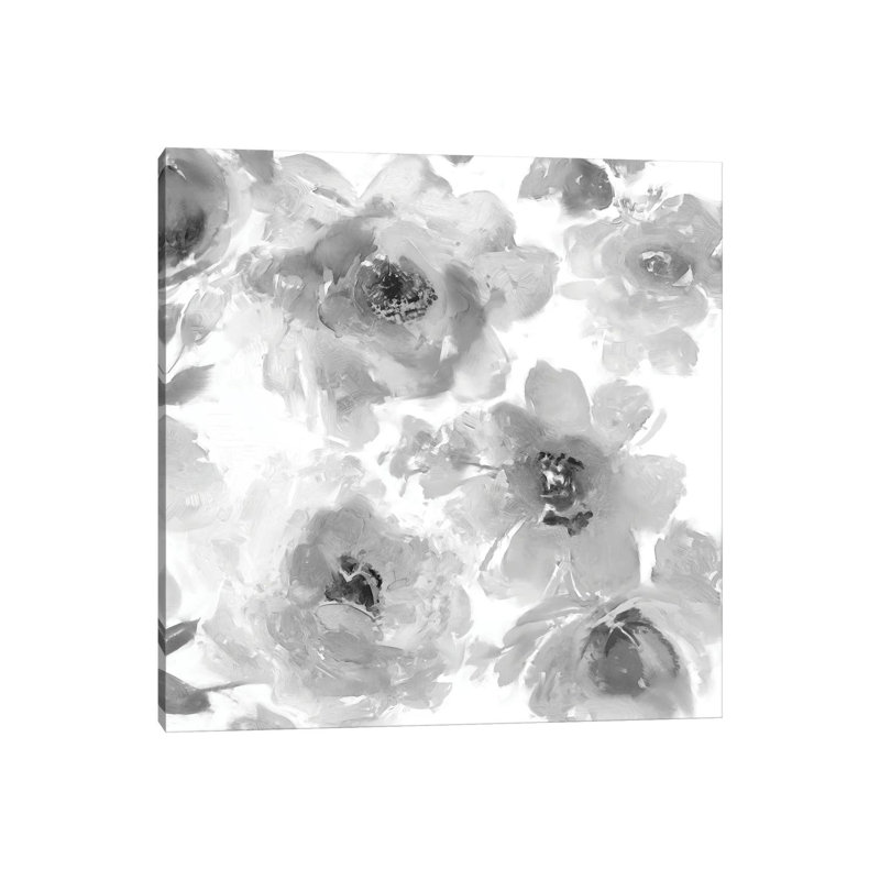 Springtime Black And White II by Kelsey Morris - Wrapped Canvas Print, 30.48 cm H x 30.48 cm W