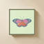 «Butterfly On Green» par Dan Meneely - impression sur toile-130800346-130800348