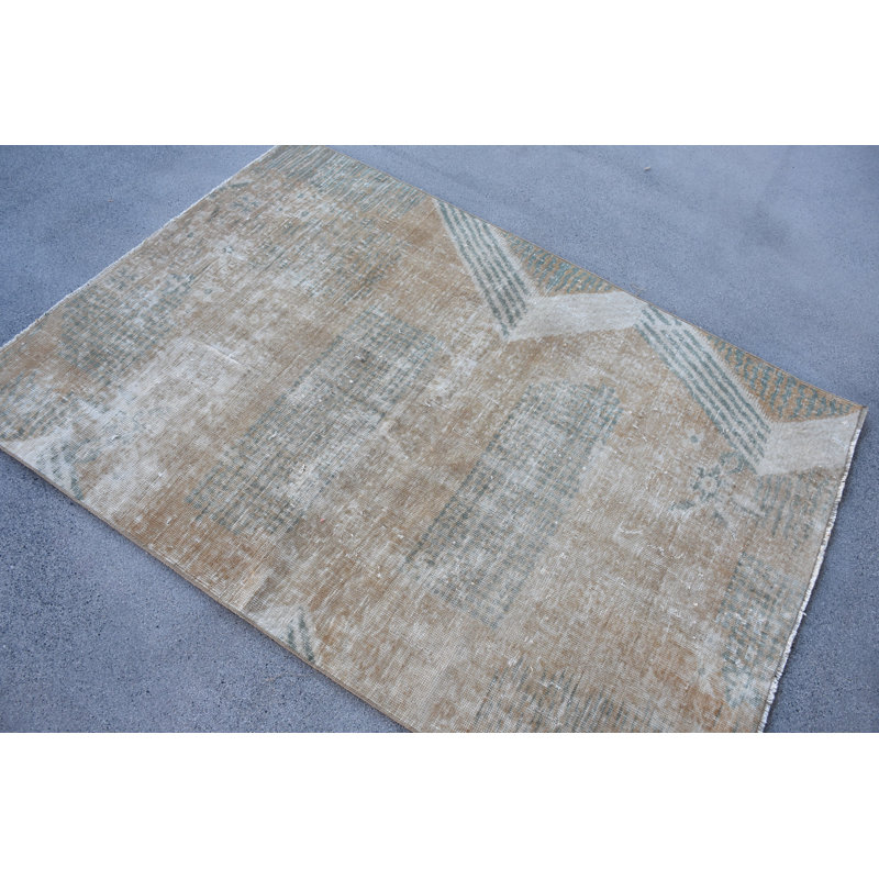 Tapis beige en laine Modern Modern