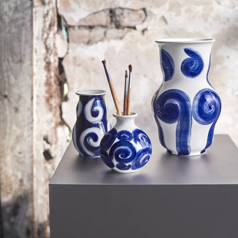 Tulle Earthenware Table Vase