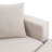 Comfortable Polyester Sectional Sofa with Movable Ottoman and Sturdy Frame-109279841