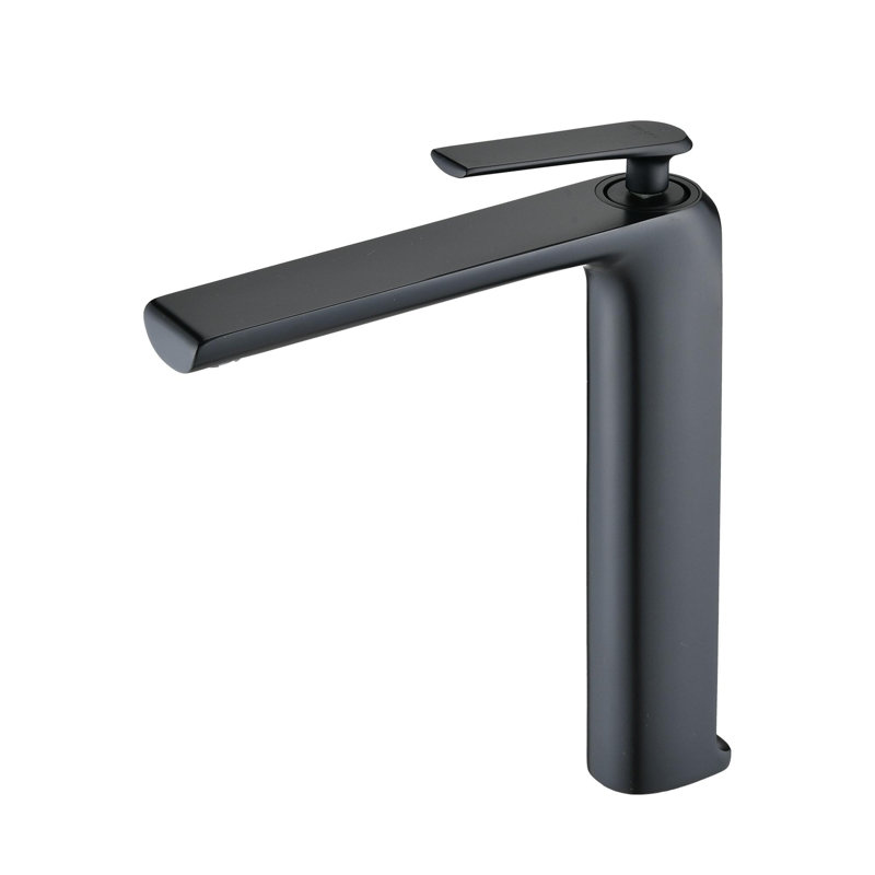 Single Hole Single-Handle High-Arc Modern Bathroom Faucet