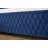 Full Size Upholstered Daybed with Twin Size Trundle, Sturdy Wooden Bed Frame, for Bedroom, Guest Room, Mattress not included, Navy-1591820822