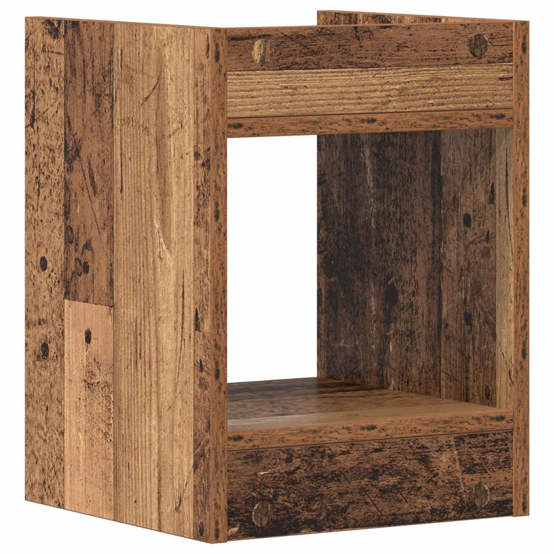 Plant Stand, 40cm H x 30cm W x 30cm D, Old Wood