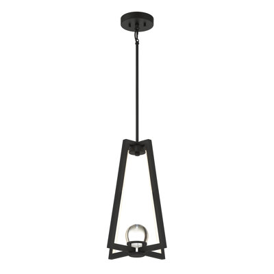Luminaire suspendu à DEL en noir mat