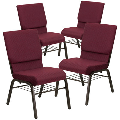 Chaise d'église en tissu 18,5 po Htwe