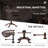 Set Of 2 Rustic Industrial Farmhouse Tractor Seat Adjustable Bar stool Industrial Bar Chair-107445441-107445470