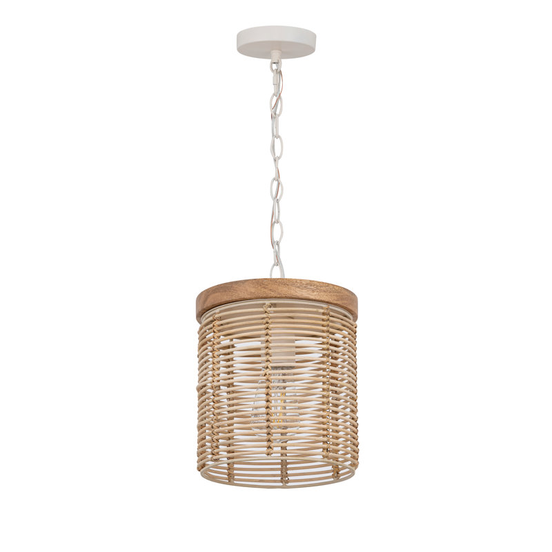 Mini-luminaire suspendu Vannerie