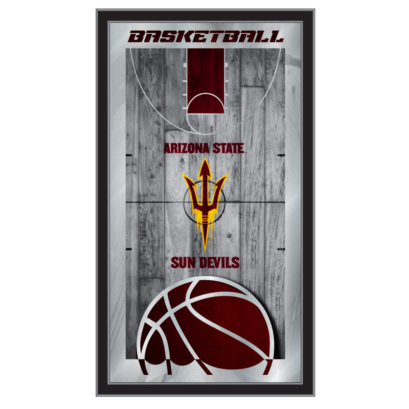 « basket mirror », impression encadrée NCAA, Arizona State