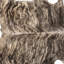 Tapis brun et noir en cuir de vache 5 pi x 7 pi