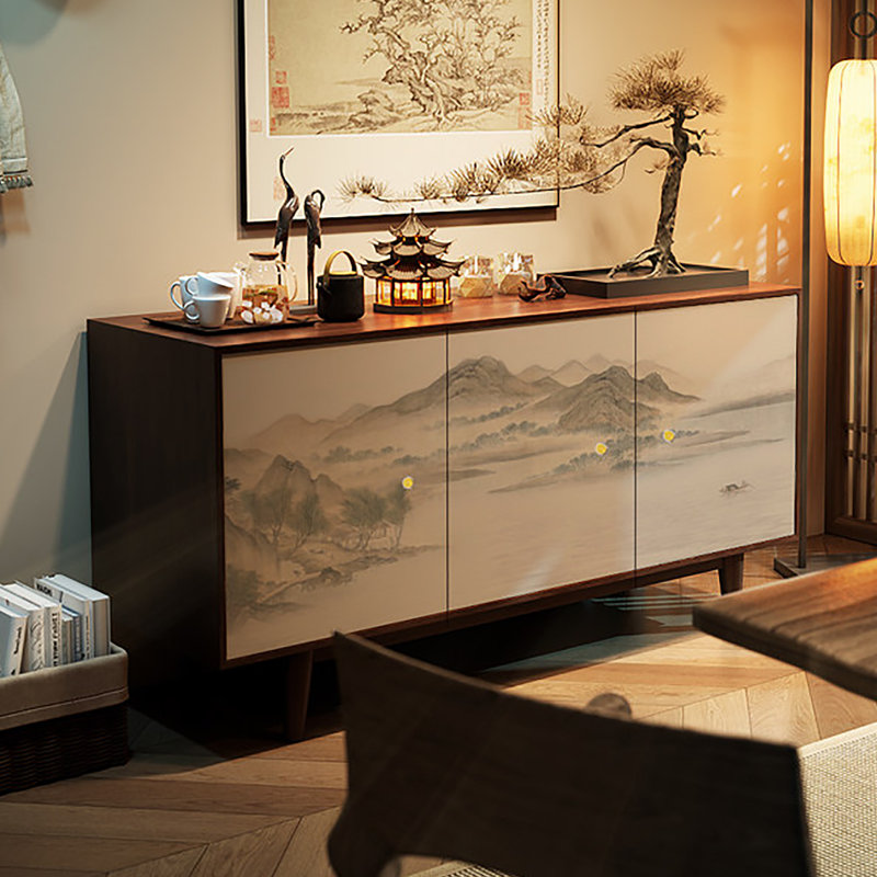 Simple classical home sideboard cabinet