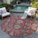 Myda Flatweave Washable Oriental Indoor / Outdoor Rug