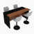 Walnut/Black est en rupture de stock