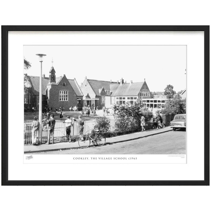 Cookley, the Village School C1965 1 Piece Single Picture Frame Wall Art, 45cm H x 60cm W x 2.3cm D