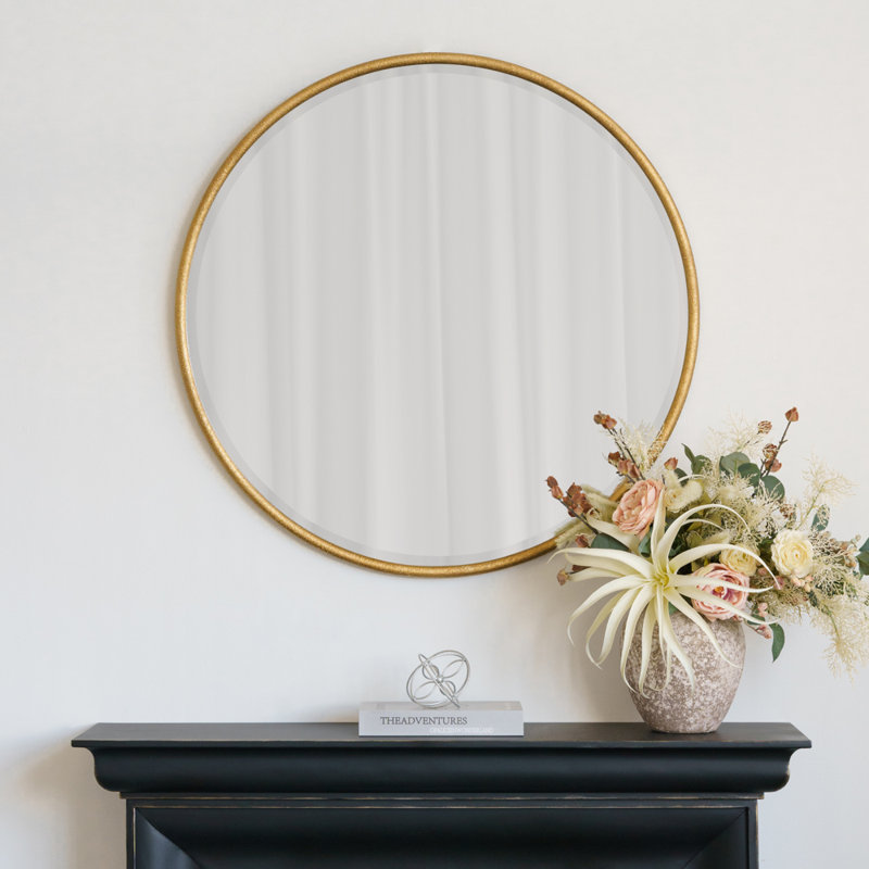 Miroir de salle de bain texturé