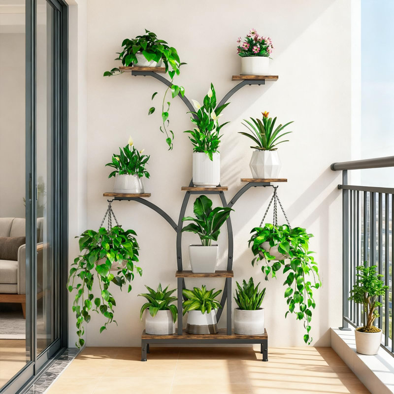 160 cm Tall Plant Shelf Indoor 7 Tier for Home