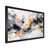Impression noire sur toile encadrée sélectionné