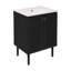 Meuble-lavabo autoportant 24 po en chêne noir avec comptoir à 3 trous Bron-1297304481-1297304507-1297304510