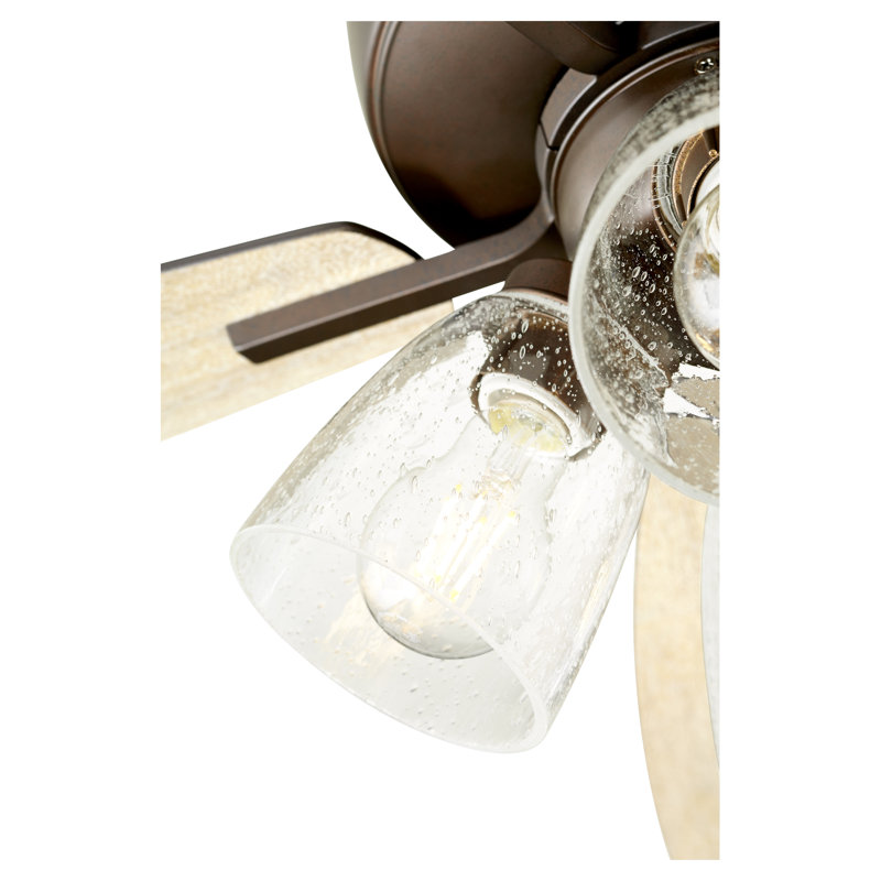 Aromas 52'' Ceiling Fan with LED Lights, Oiled Bronze