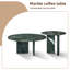 Table basse ronde en marbre 2 pièces pour salon-1266367673