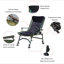 Chaise longue de camping, chaise de camping inclinable pliante portative avec dossier réglable pour la pêche en camping à l'intérieur et à l'extérieur