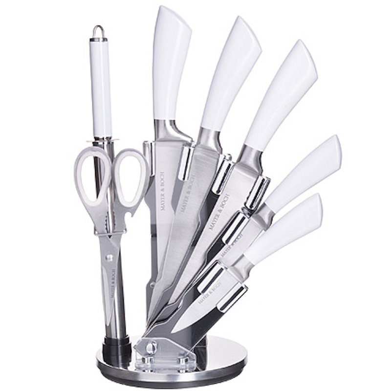 Ensemble de couteaux 8 pièces Mayer & Boch, Blanc