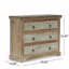 Commode d'appoint en bois massif Agyei