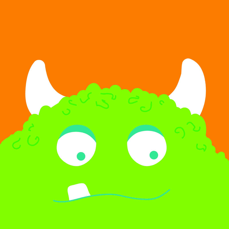 «Green Monster», impression sur toile tendue, L 12 po x H 12 po