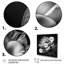 «Blossoming White Rose On Black II», art mural rose-87369575-87369580