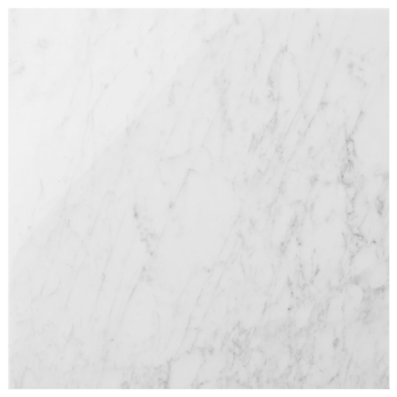 Carrara 3x12 Honed Marble Floor and Wall Tile, 12" W x 12" D, Polished