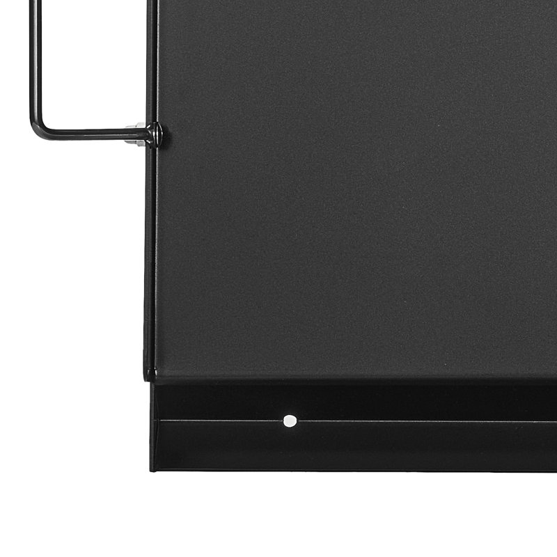 Plaque chauffante 24 po x 16 po, plaque de cuisson en acier au carbone avec revêtement, résistance de 500 po, plaque de cuisson universelle pour grand espace de cuisson, résistance à la température de la plaque chauffante, drainage de la graisse