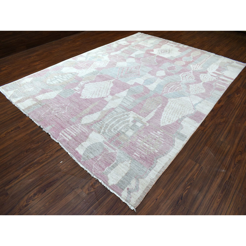 Tapis marocain berbère rose pâle 8 pi 10 po x 11 pi 9 po 8861A9D0F19F4C14A24D29CDDB97FFDE
