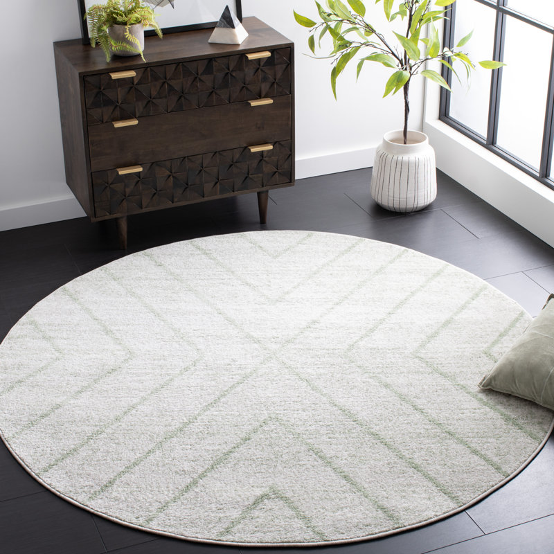 Janesville Performance Geometric Rug, Round 6'