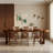 Modern Medieval Style Solid Wood Rectangular Dining Table-1848360708