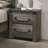 Rustic Gray 3Pc Set Bed 2X Nightstands-1300832805