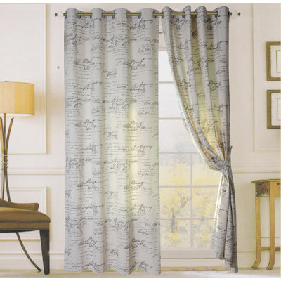 Ciaran Room Darkening Grommet Single Curtain Panel