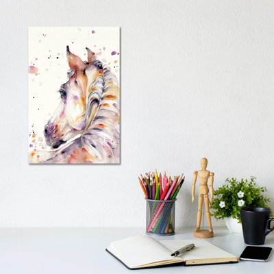 Strength & Softness (Horse) by Sillier Than Sally - Wrapped Canvas Painting