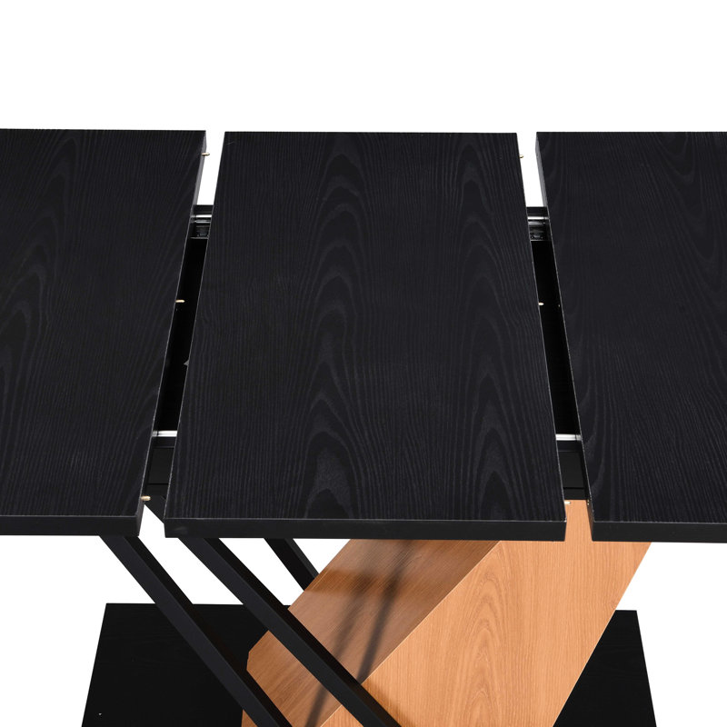 De table extensible en métal et en métal, 63,41 46,46 po, pour des usages divers